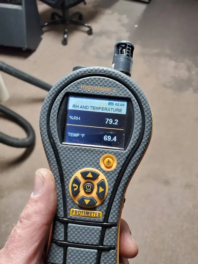 Moisture meter humidity assessment for Mold Remediation & Removal in Inwood